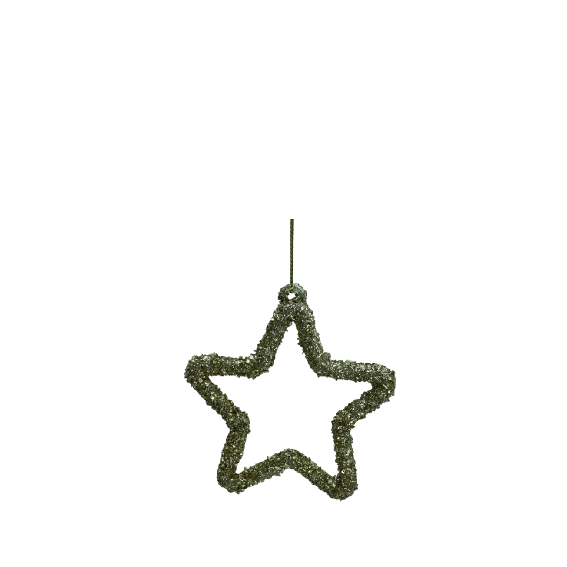 Glaskugel Glitzer Stern