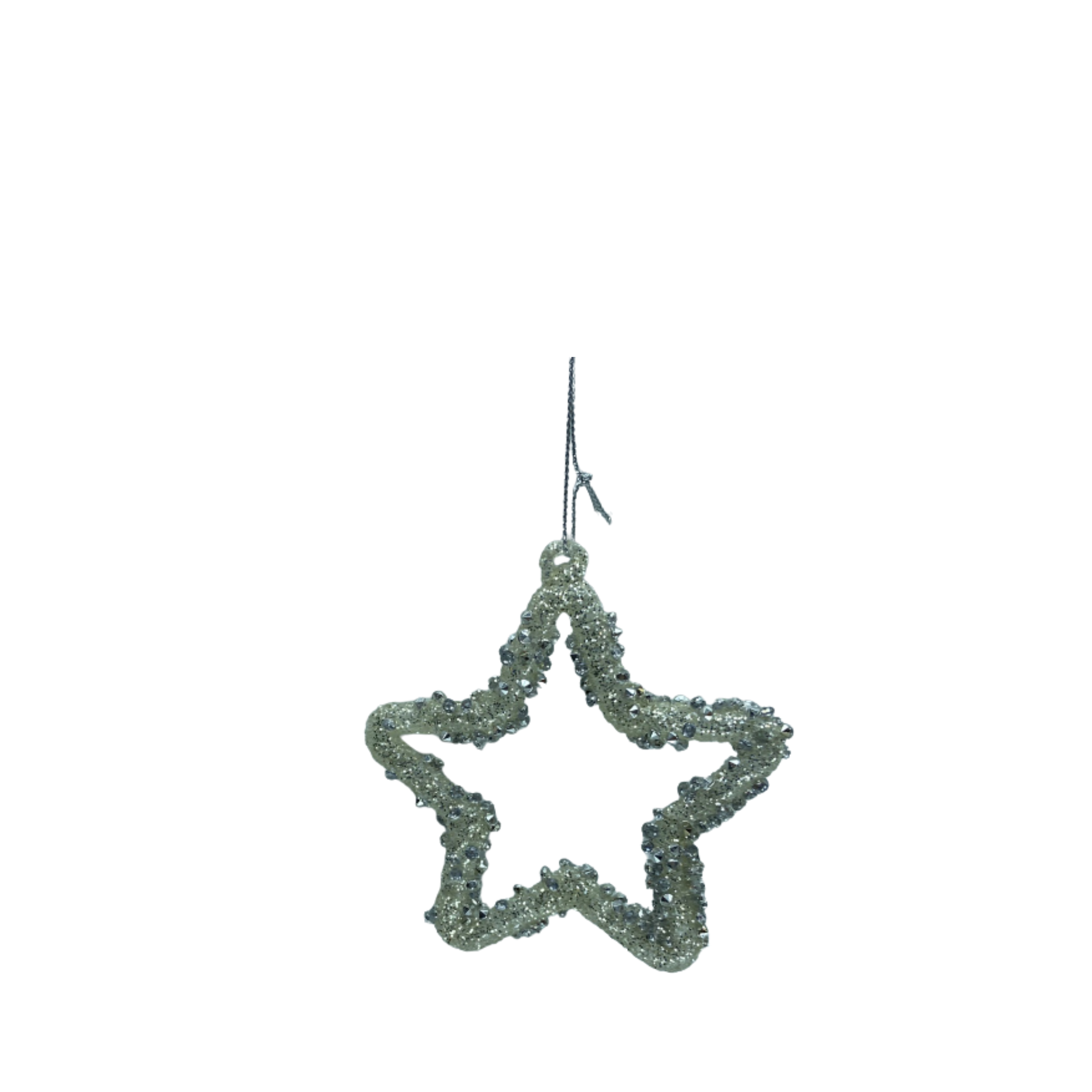 Glaskugel Glitzer Stern