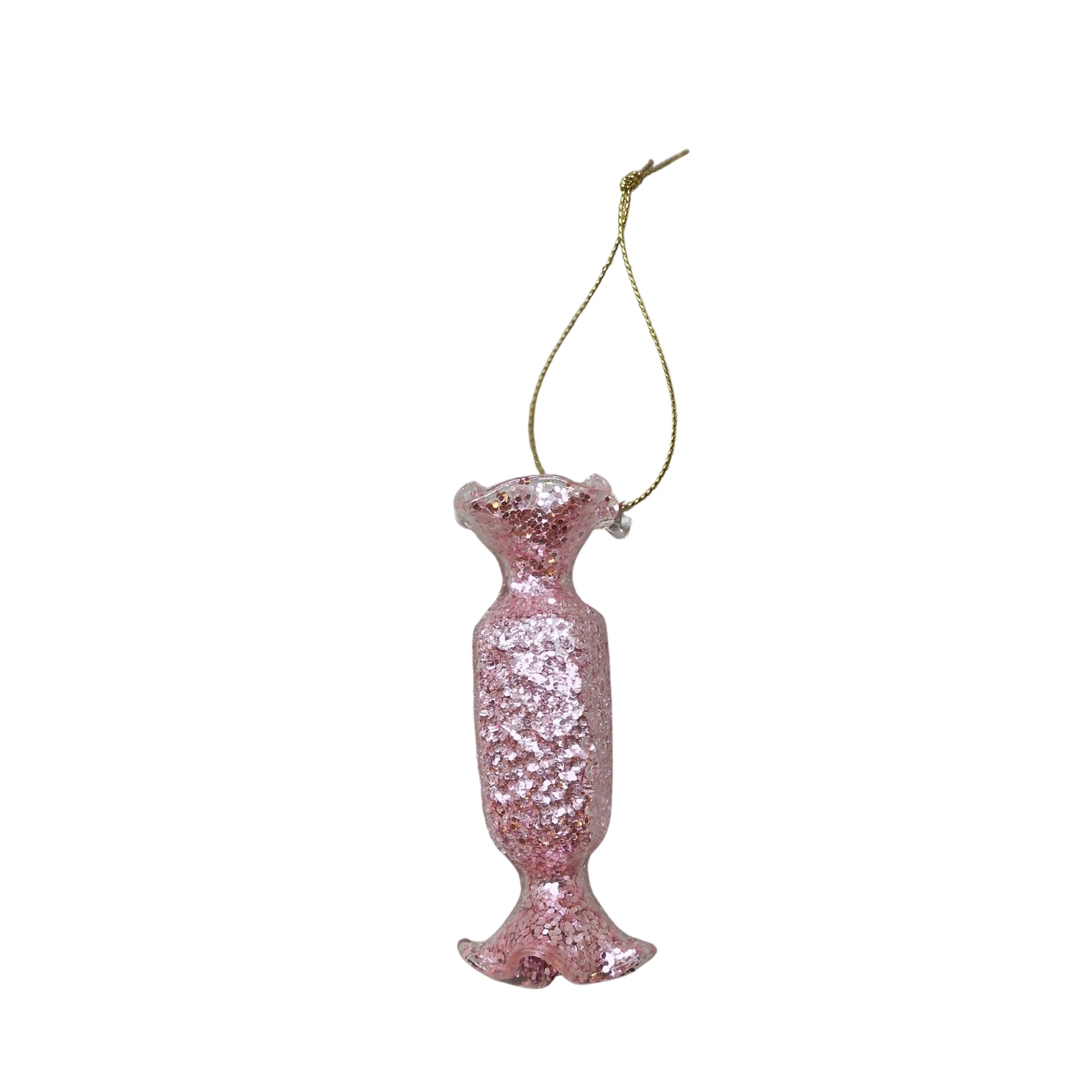 Slik julekugle m. glimmer
