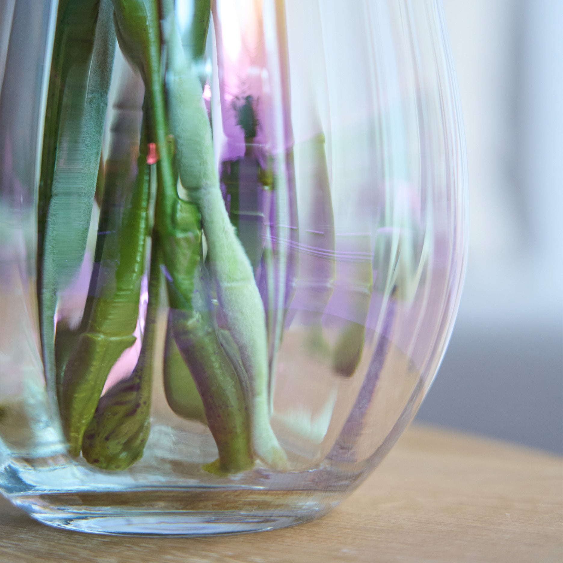 Rainbow vase i glas