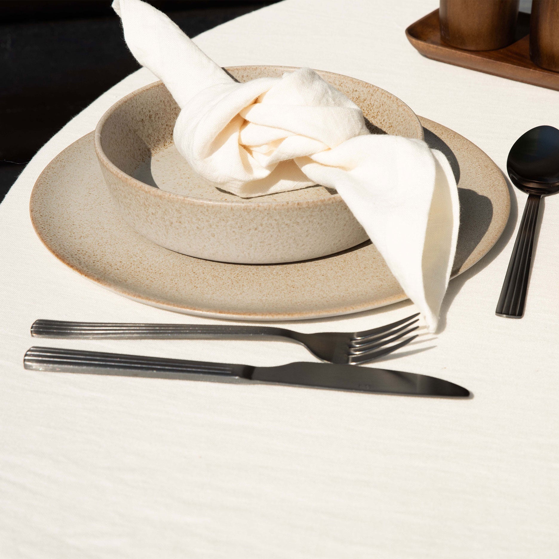 RAW Suppenteller D19,5 cm Sandy Beige
