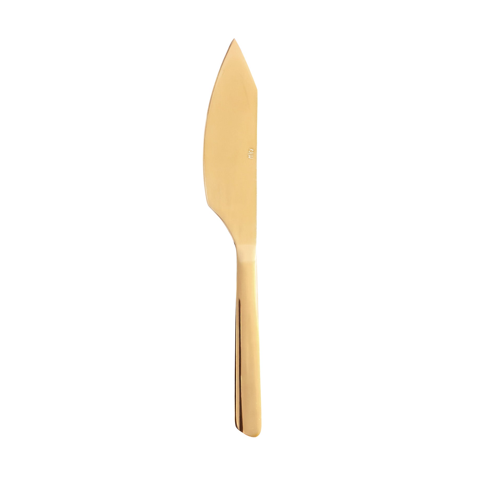 RAW lagkagekniv guldfarvet