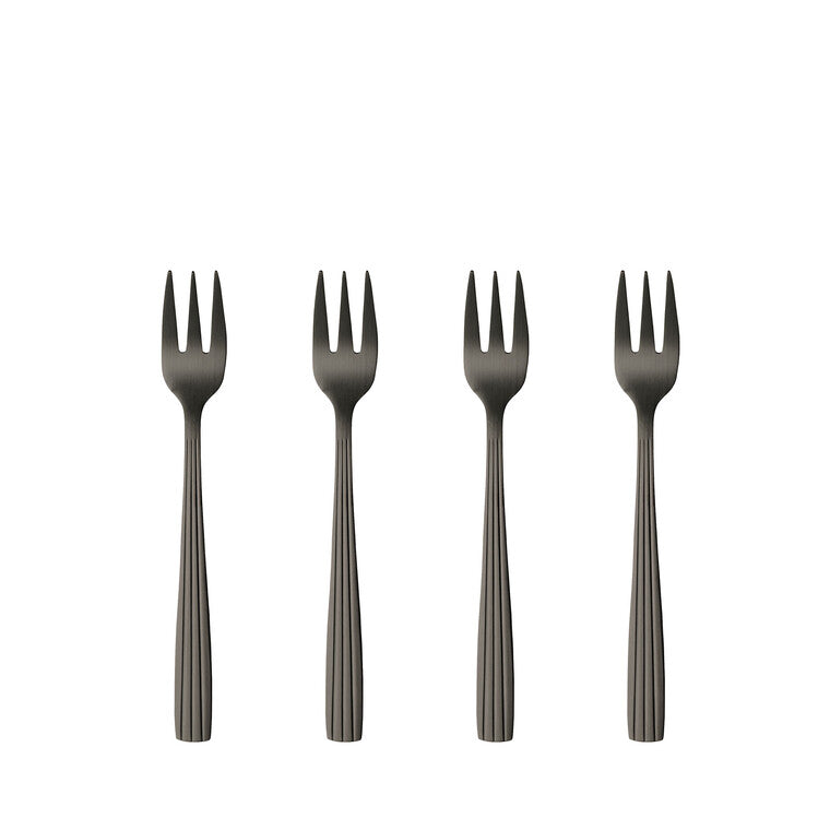 RAW kagegaffel 4 stk mat sortfarvet