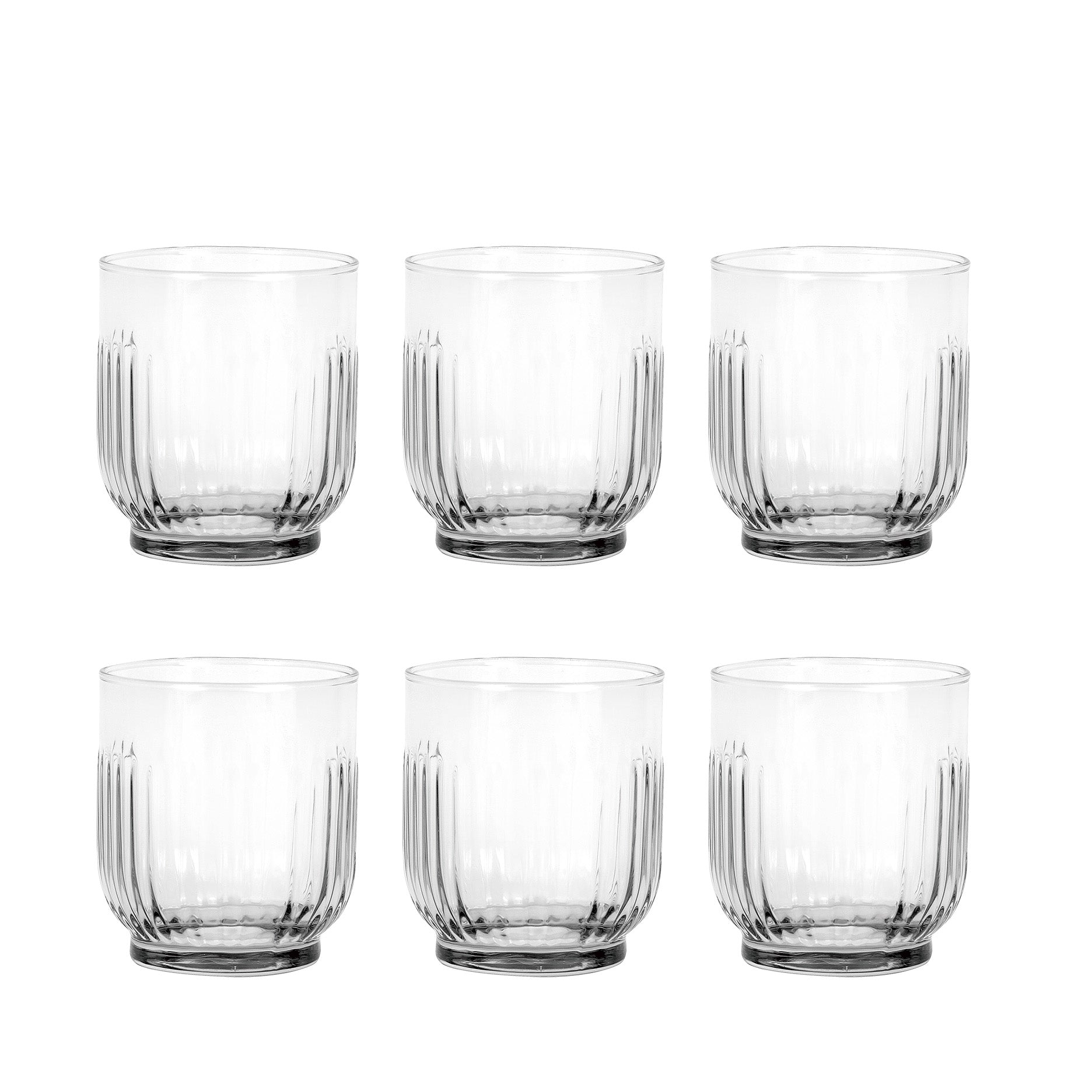 Drikkeglas 6 stk klar