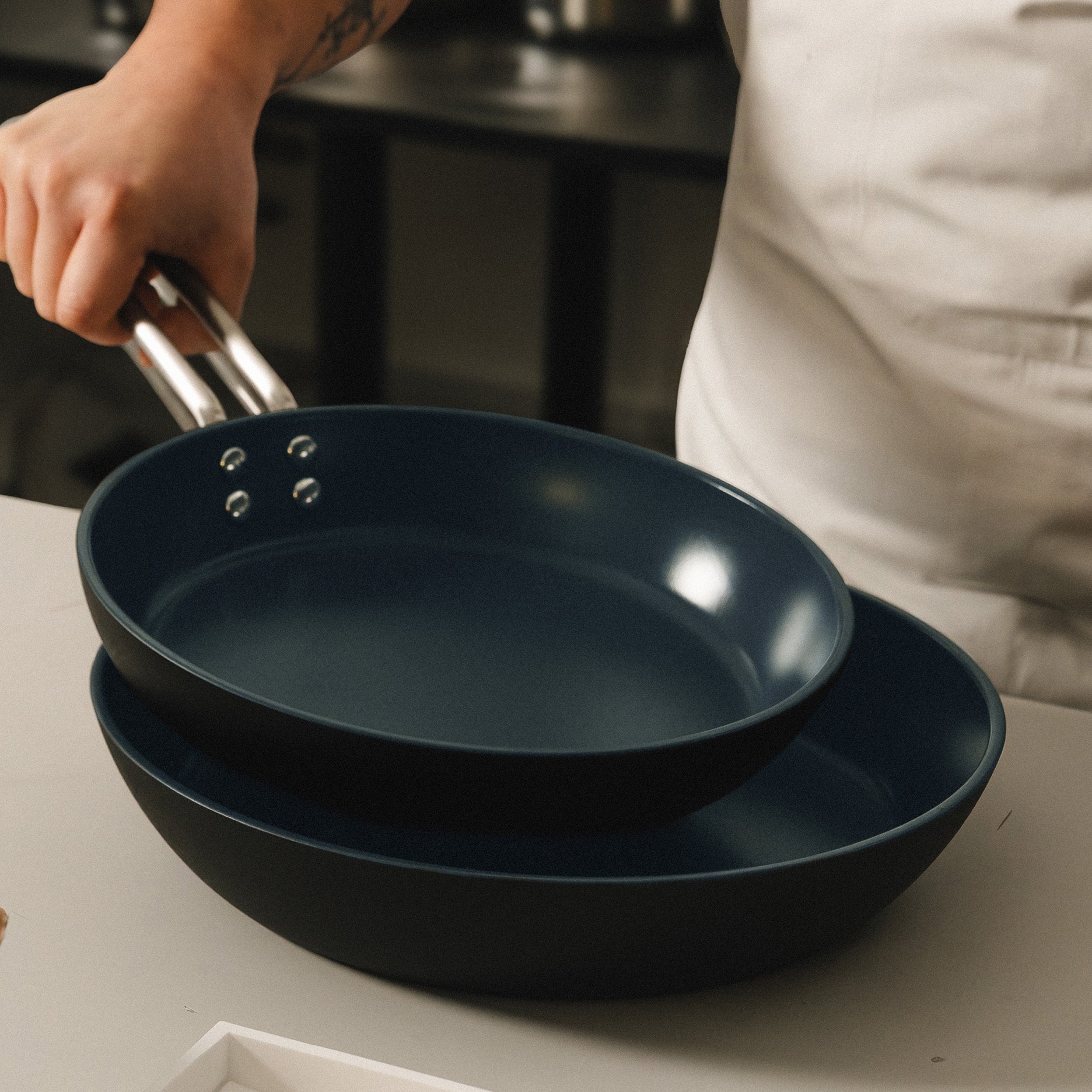 Professional stegepande Ø24 cm titanium