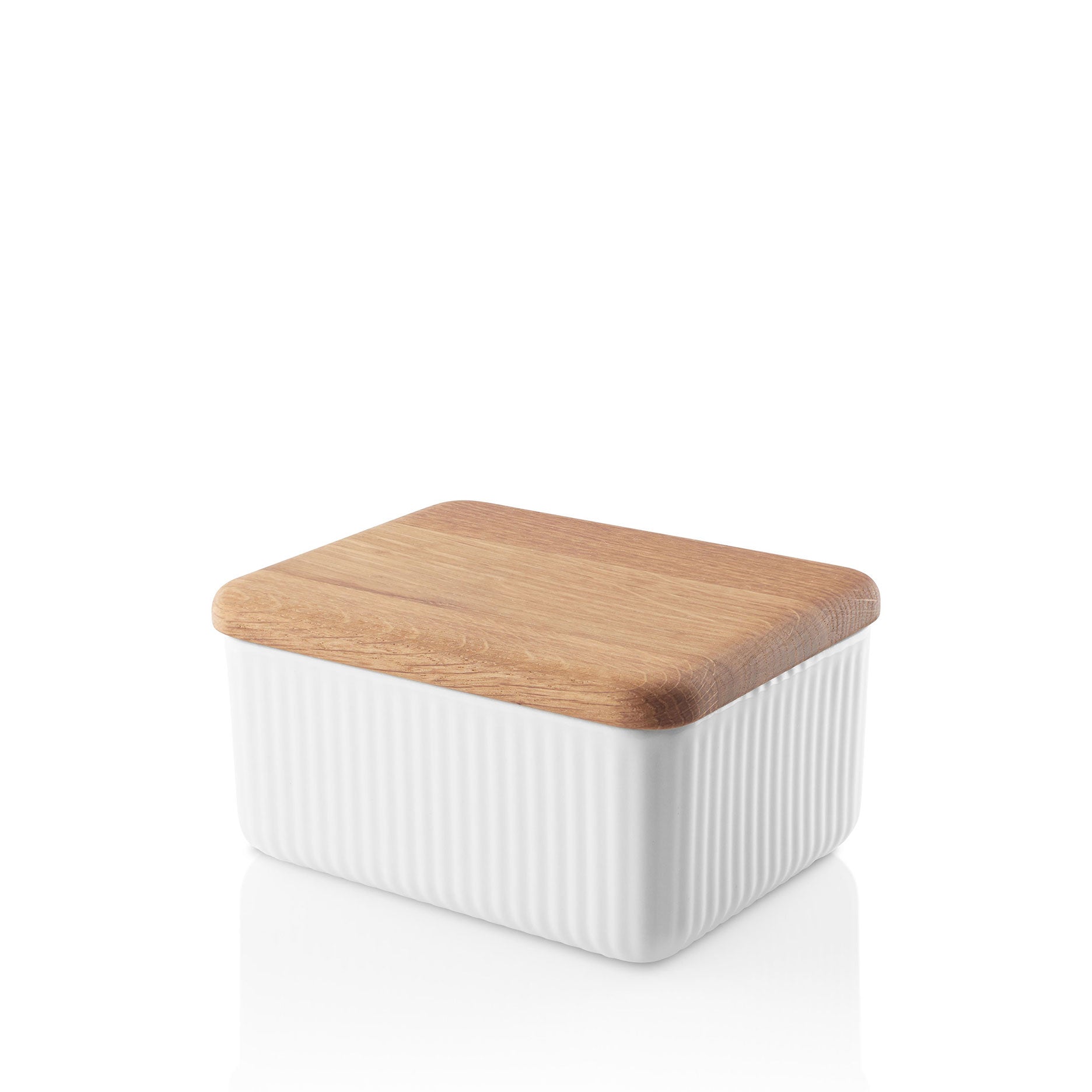 Legio Nova Butterdose mit Eichenholzdeckel