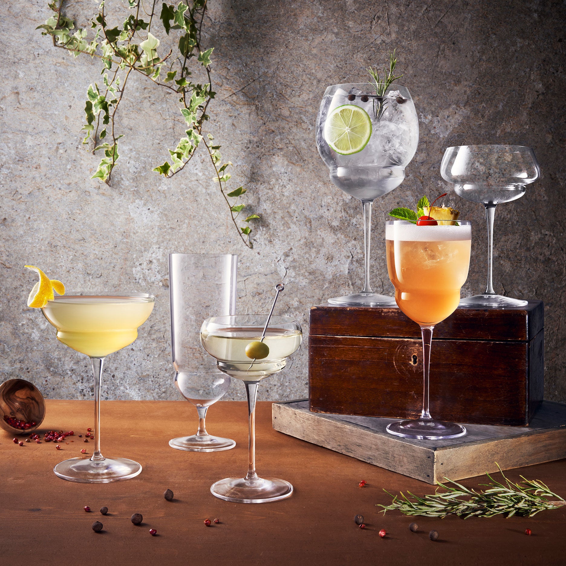 Backdoor '20s Tequila-Cocktailgläser