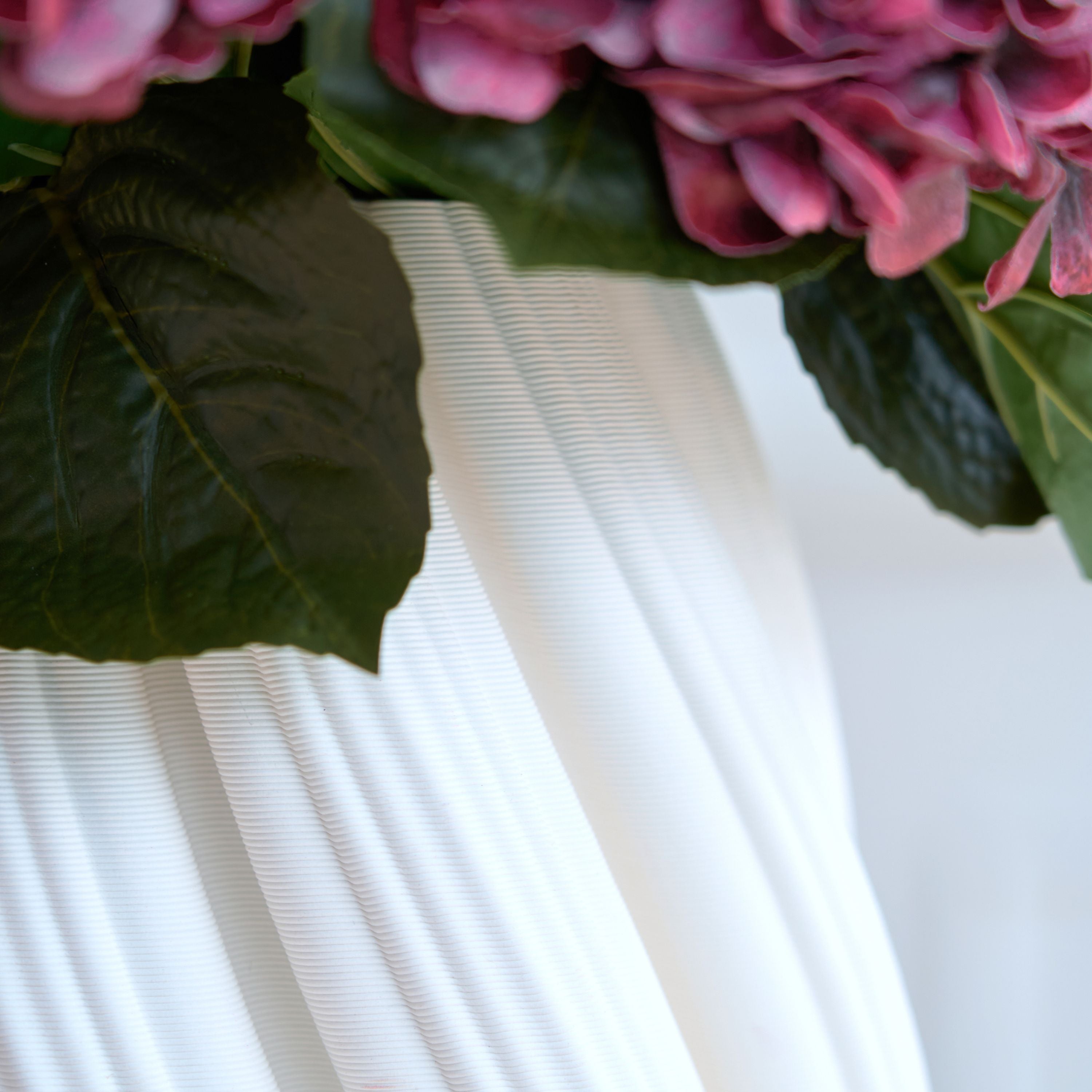 3D Wave keramisk vase