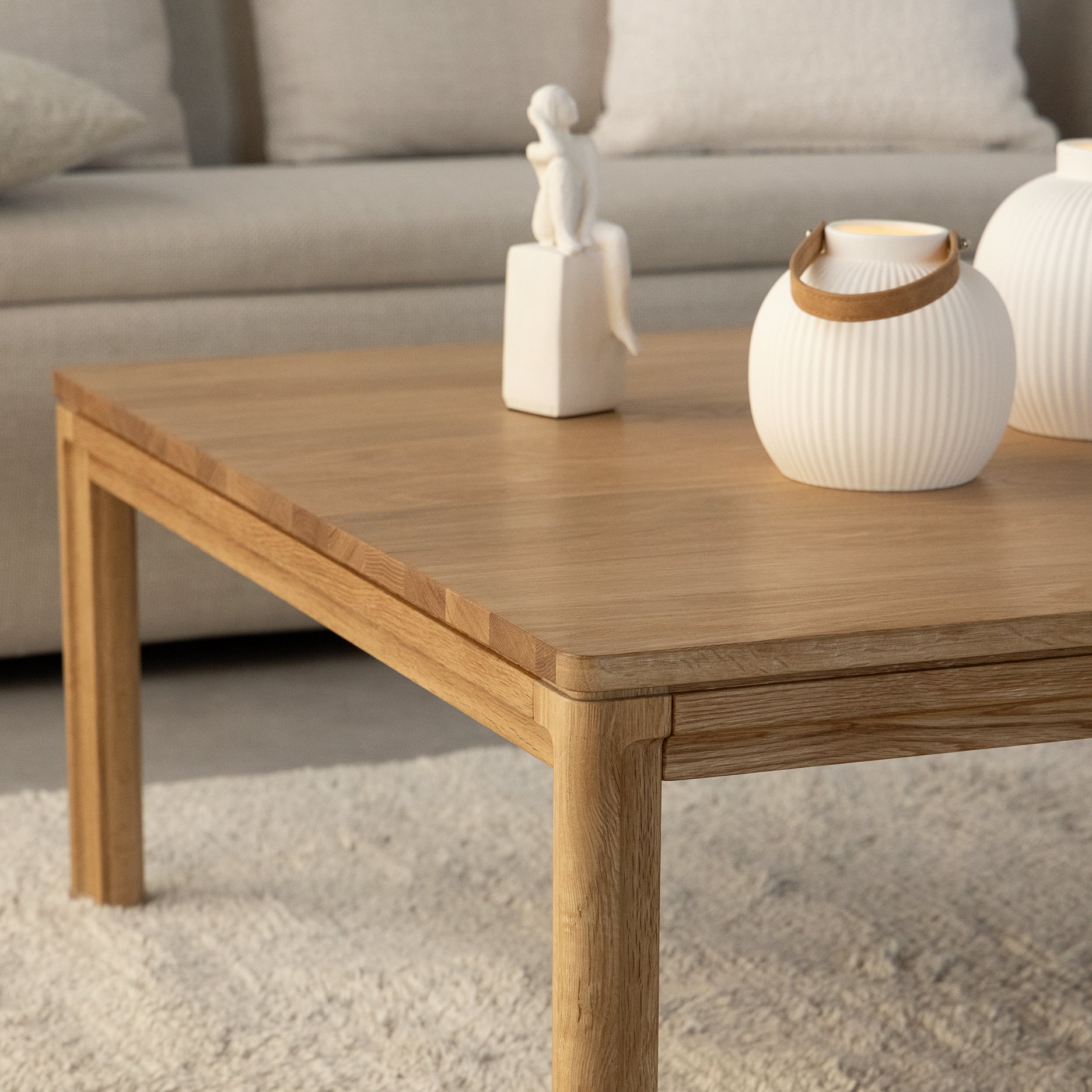 New Carver sofabord 90x90 cm finer