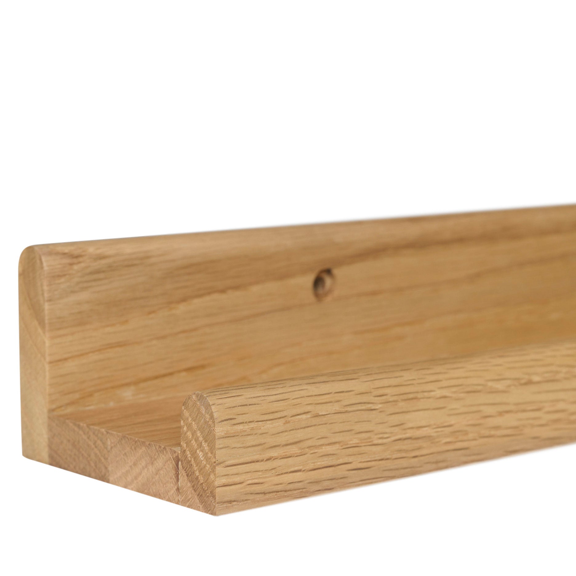 Wood II gallerihylde i egetræ, L90 cm