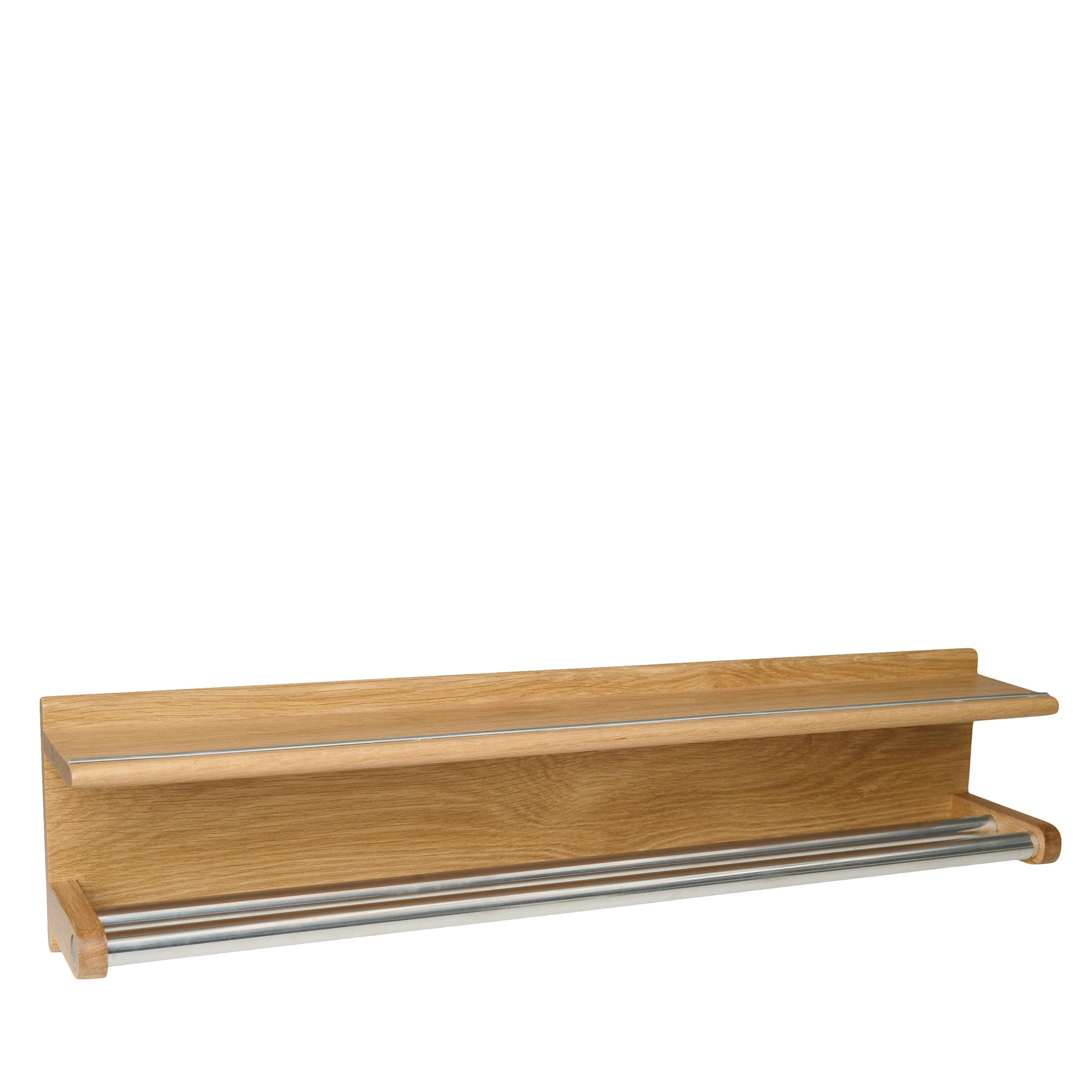 Wood II håndklædeholder i egetræ L75 cm