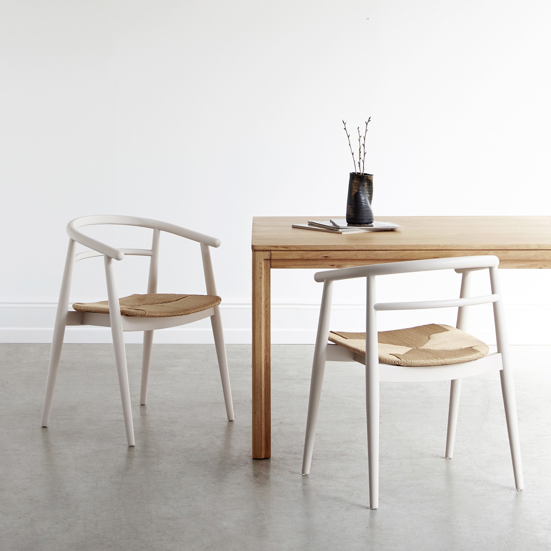 Søndervig spisebordsstol off-white