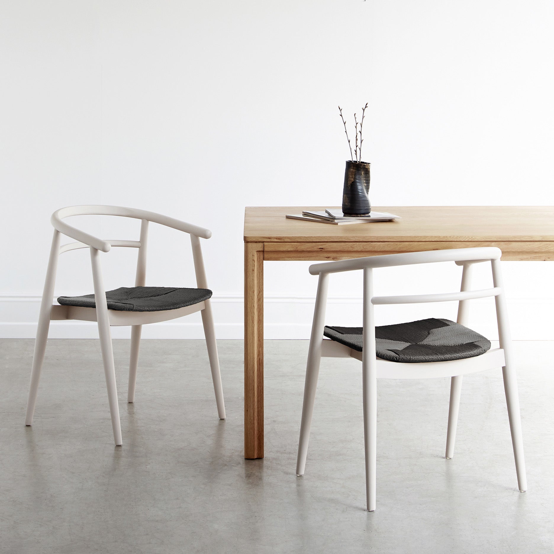 Søndervig spisebordsstol off-white