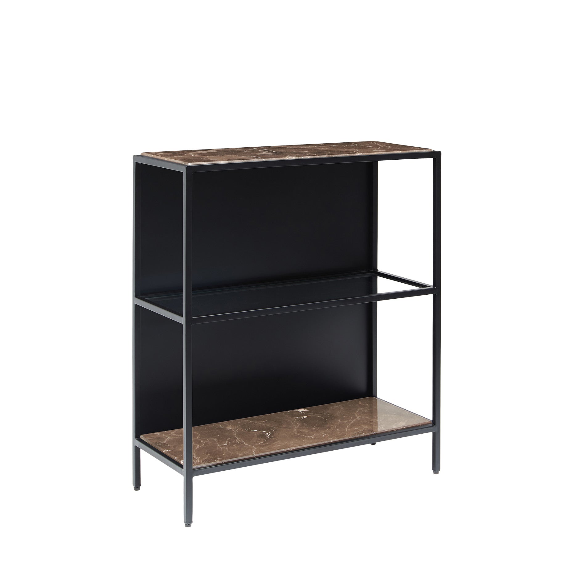 Mason II Reol sort metal