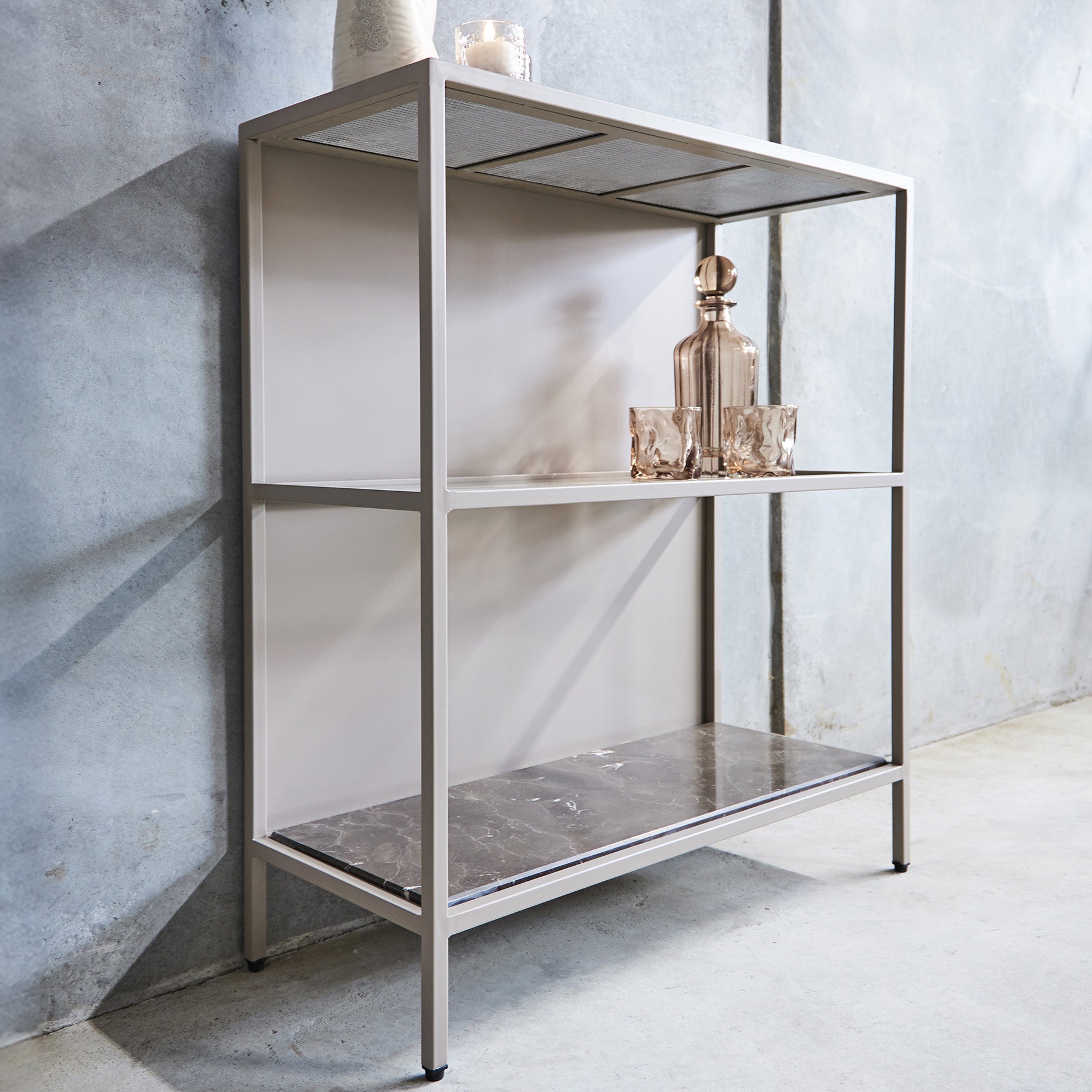 Mason II Reol lysebrun metal