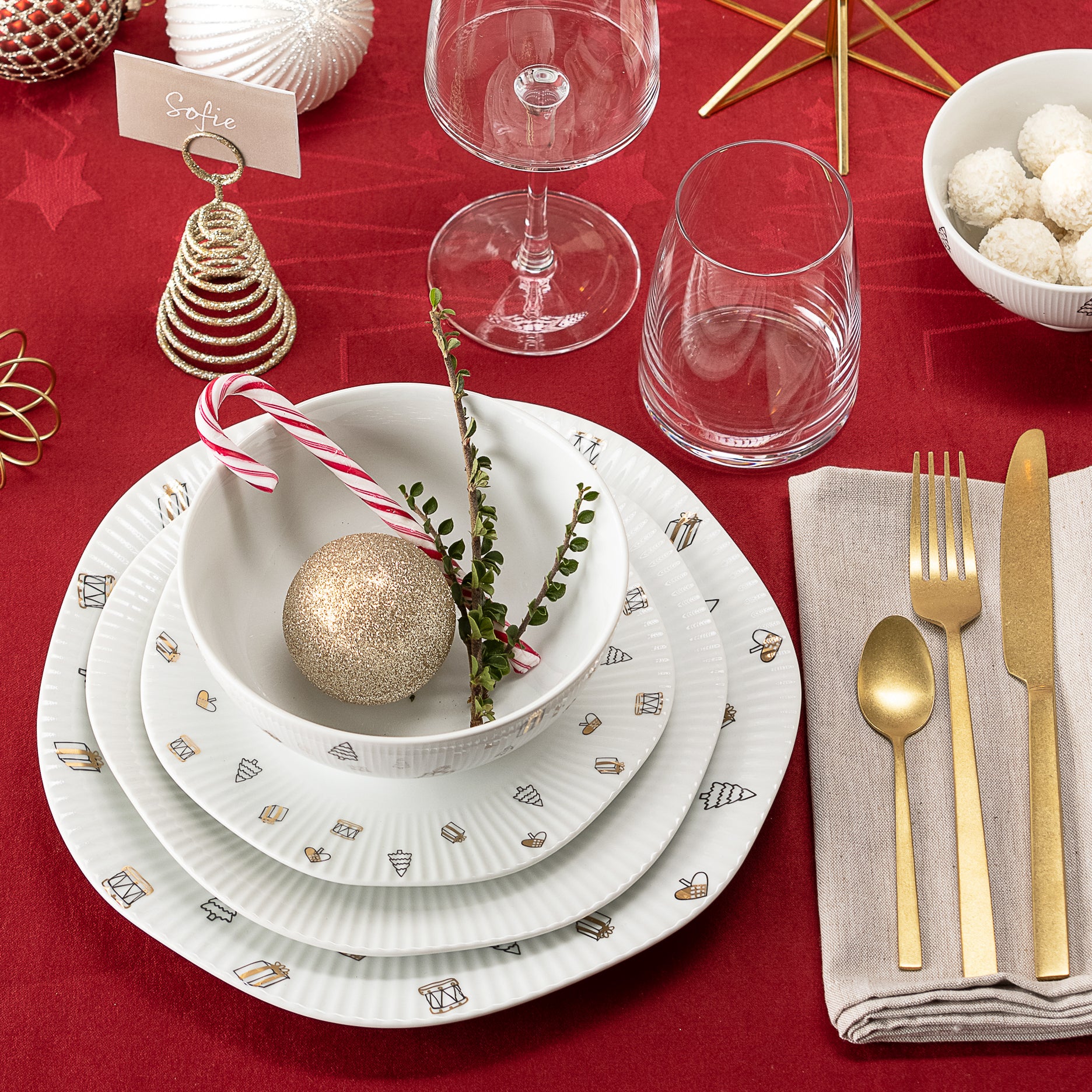 Magic Christmas Teller D18cm - 2 stk.