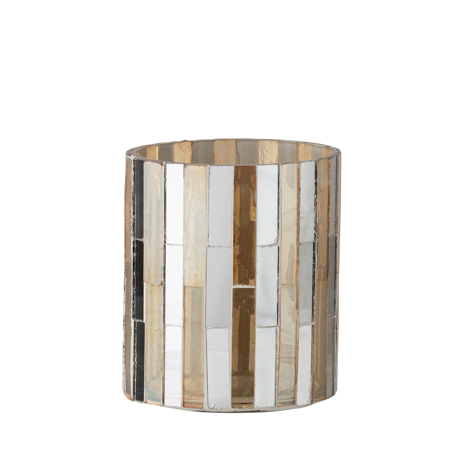 Mosaik-Teelichthalter H10 cm.