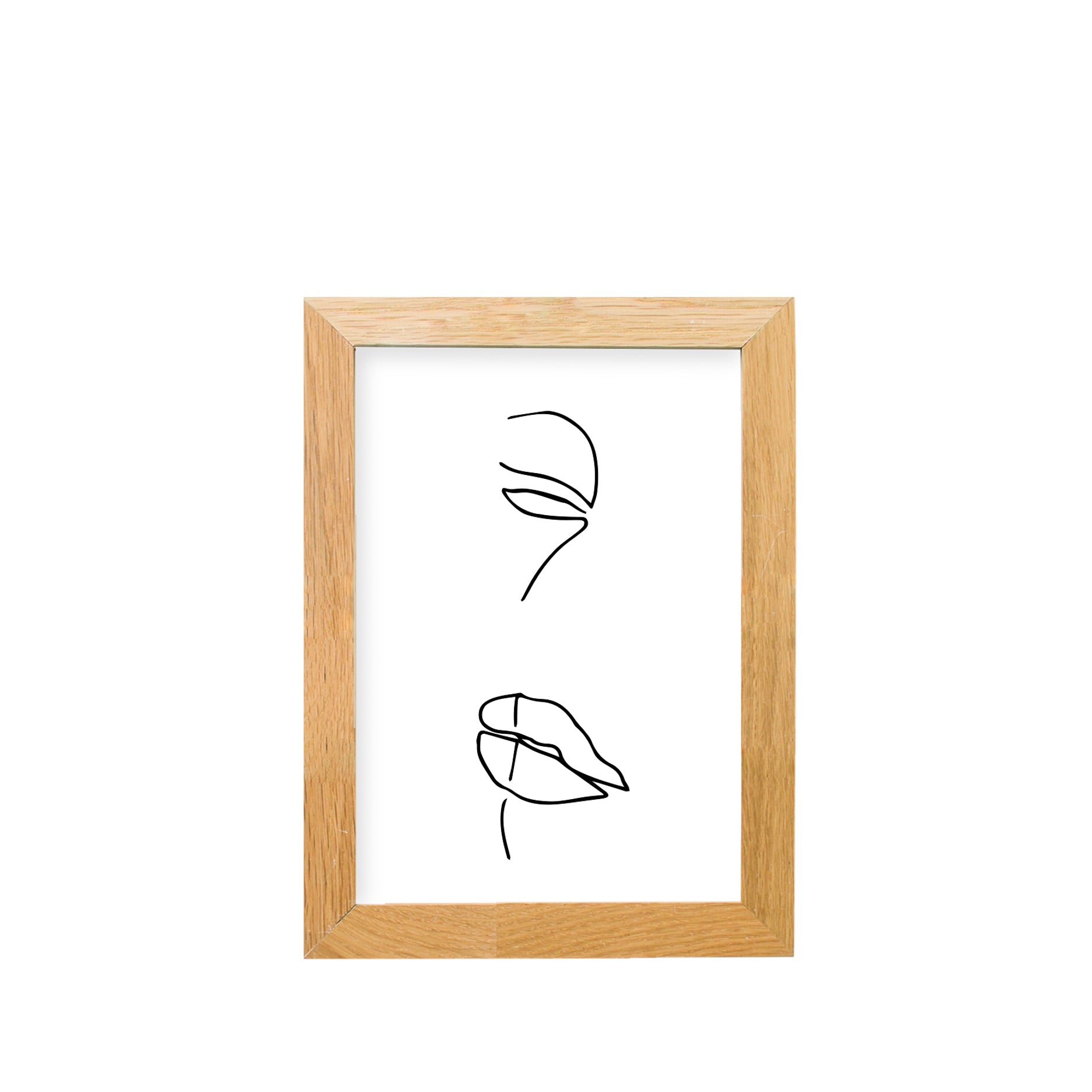 Photo billedramme i egetræ 15x