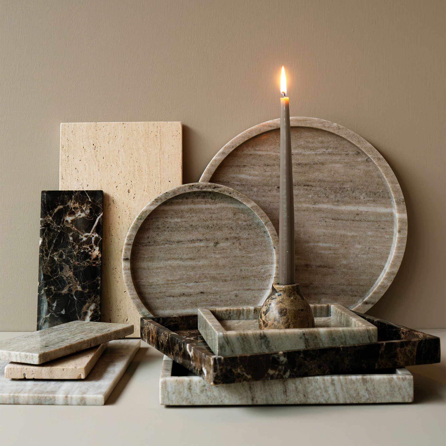 Marble Firkantet Bakke