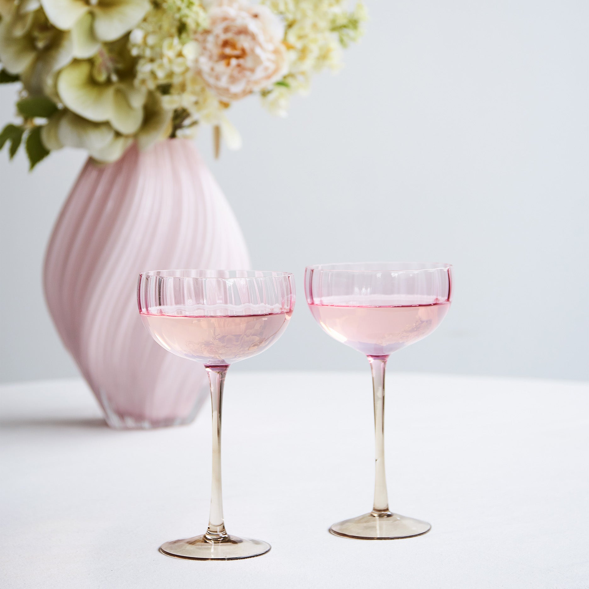 Candy rose champagneskål