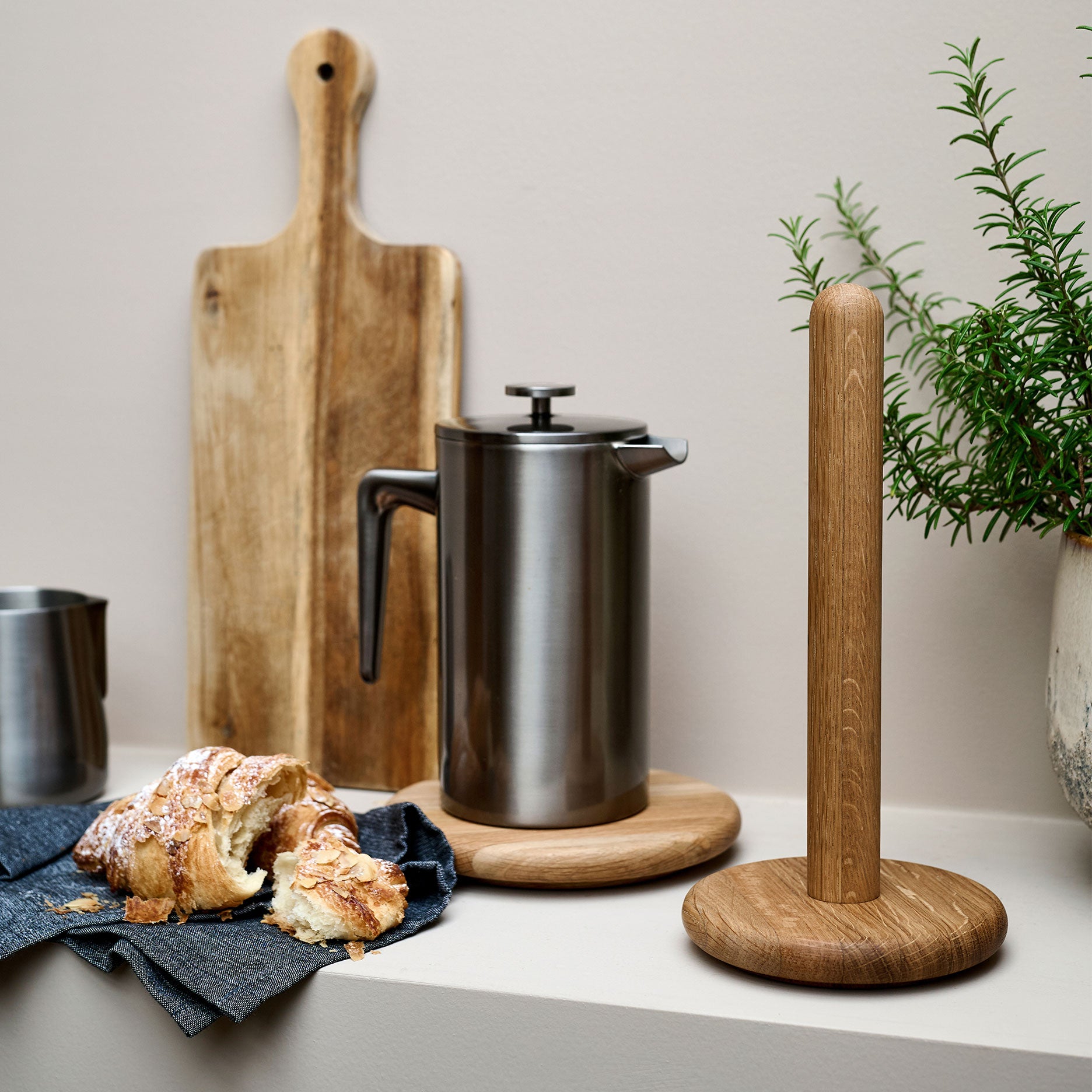Wood Oak Køkkenrulleholder