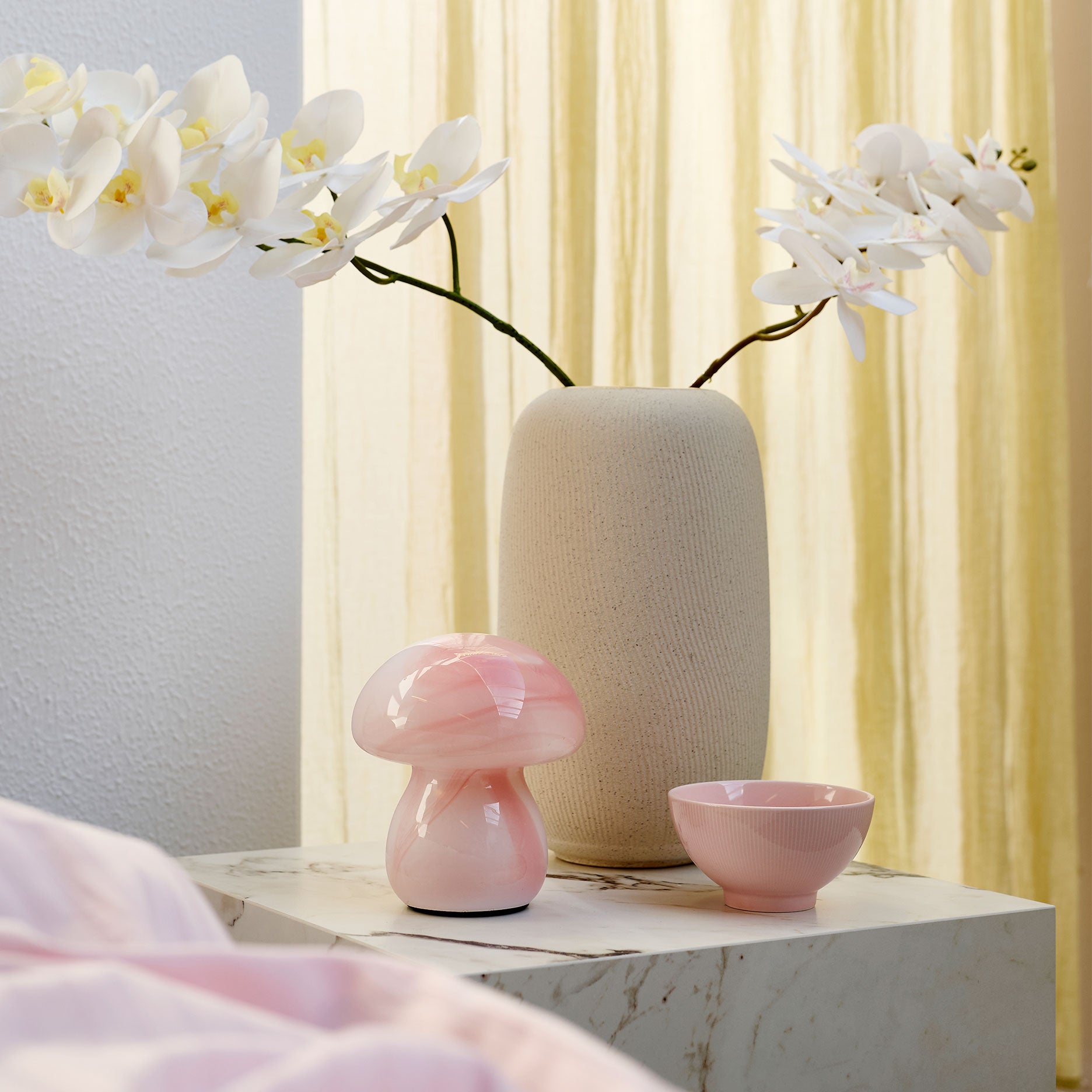 Fungi lampe m. LED