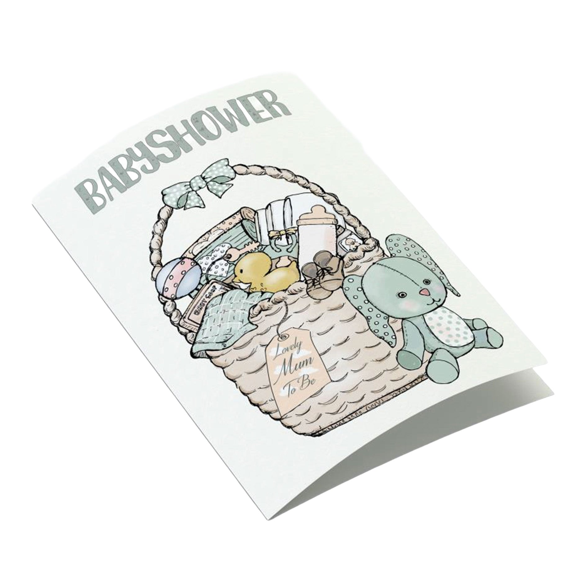 Babyshower A7 kort