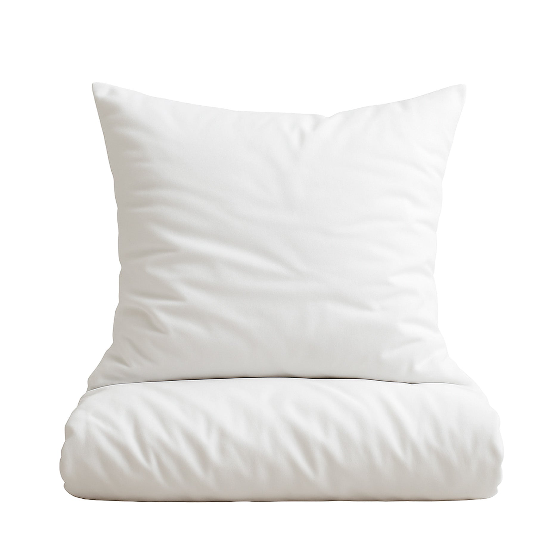 Percale sengetøj 140x200 cm hvid
