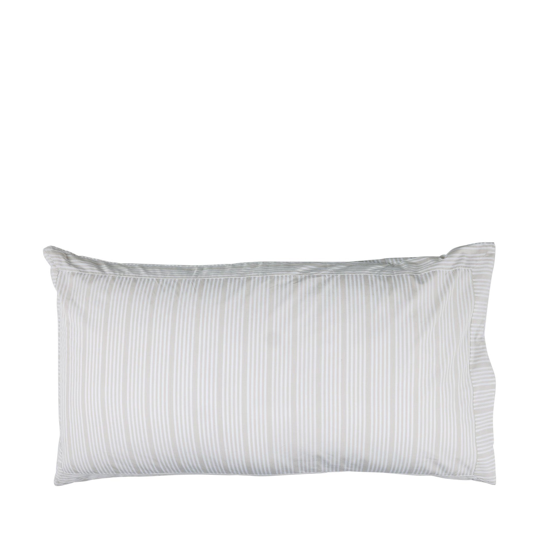 Pudebetræk 2 stk 50x90 cm sand beige/striber
