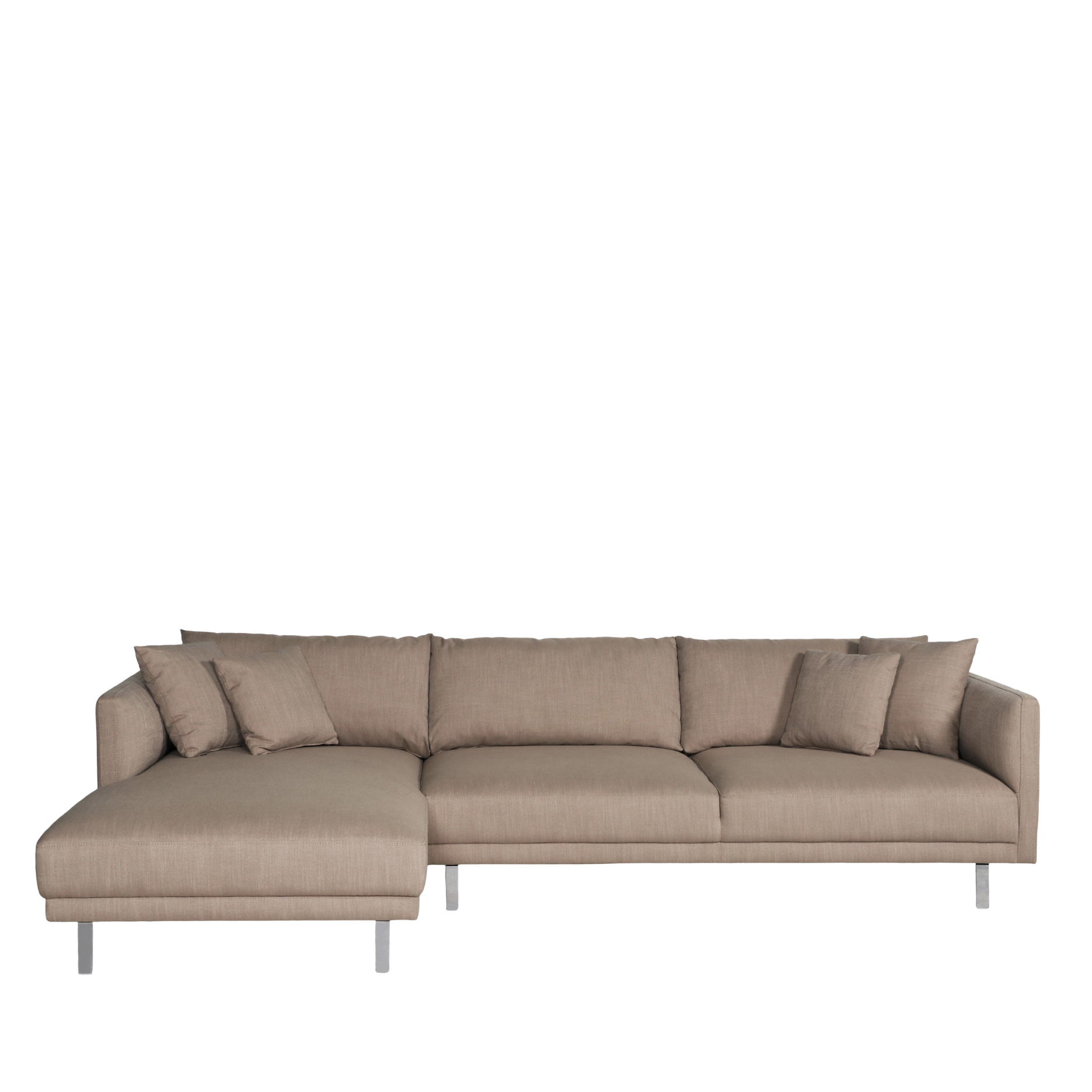 Capella II chaiselong sofa på ben (venstrevendt)