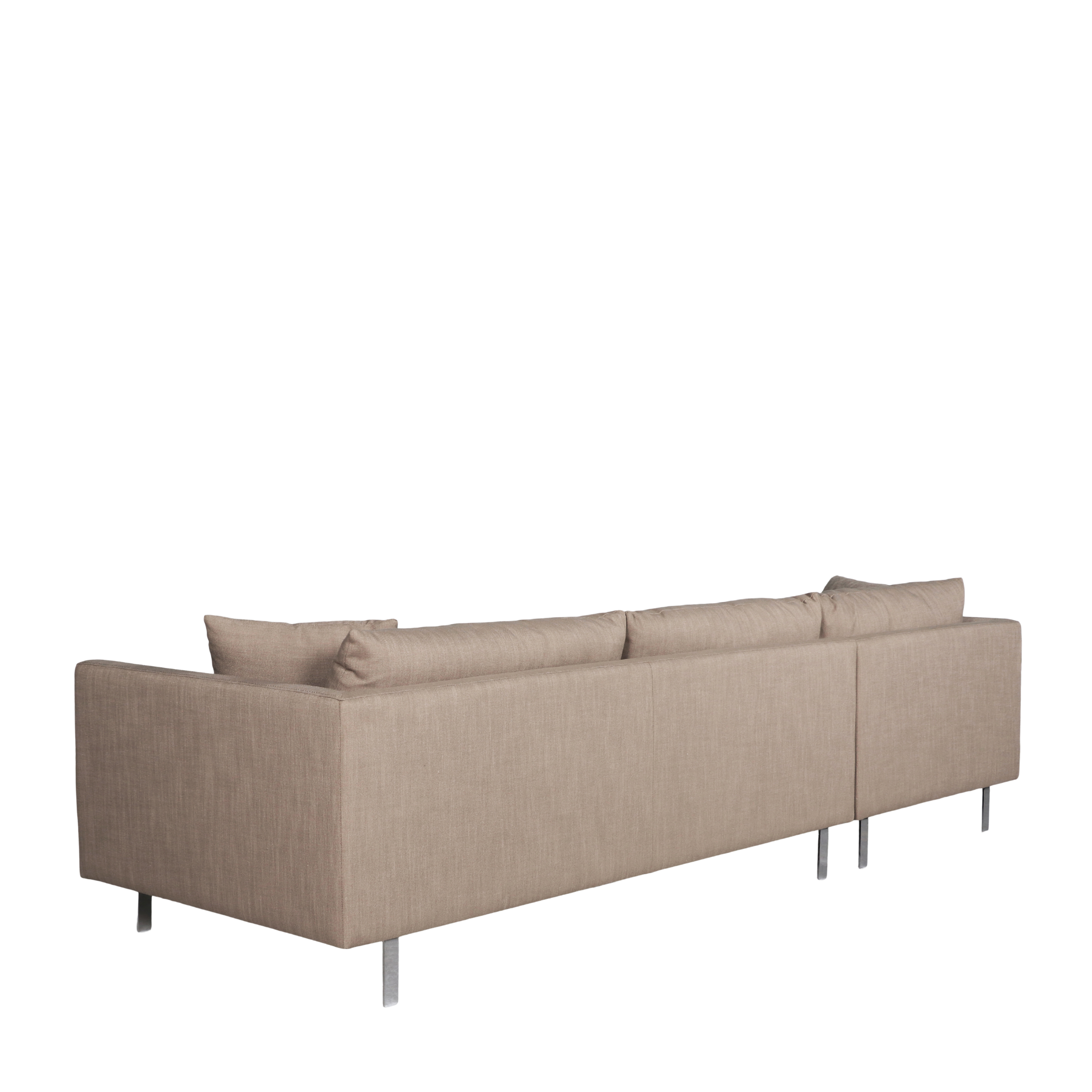 Capella II chaiselong sofa på ben (venstrevendt)