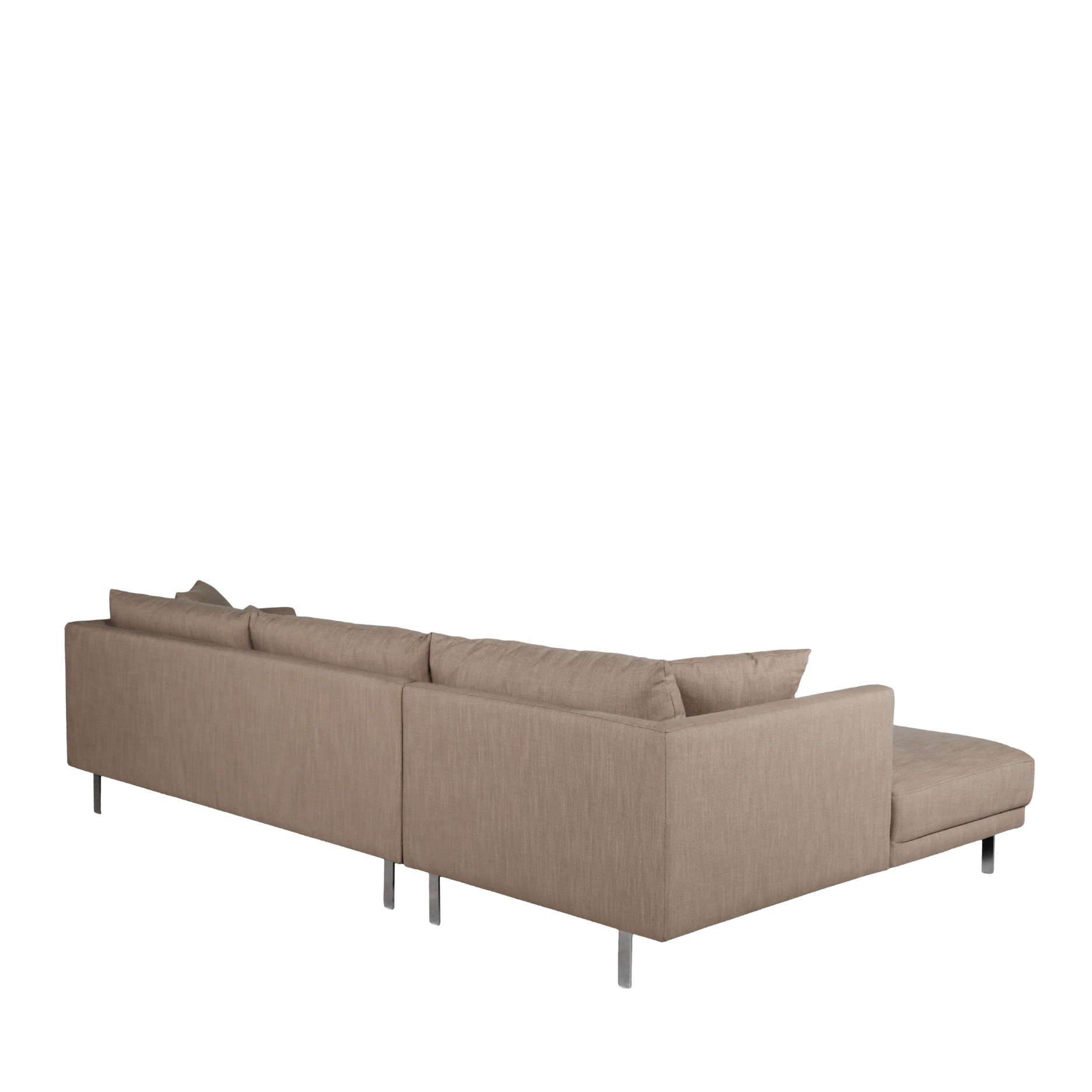 Capella II chaiselong sofa på ben (venstrevendt)
