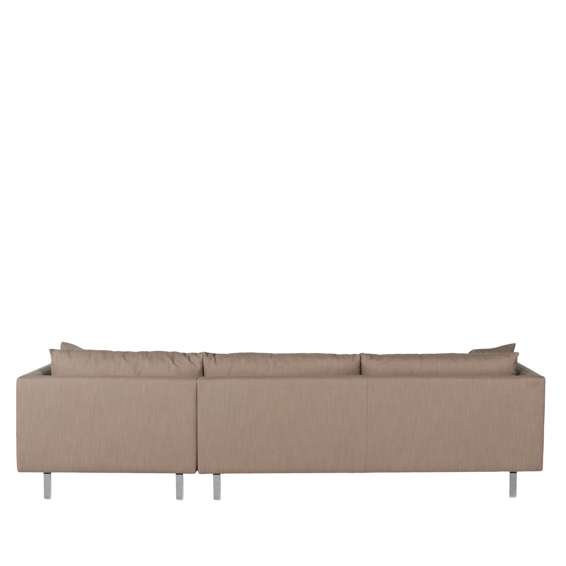 Capella II chaiselong sofa på ben (højrevendt)
