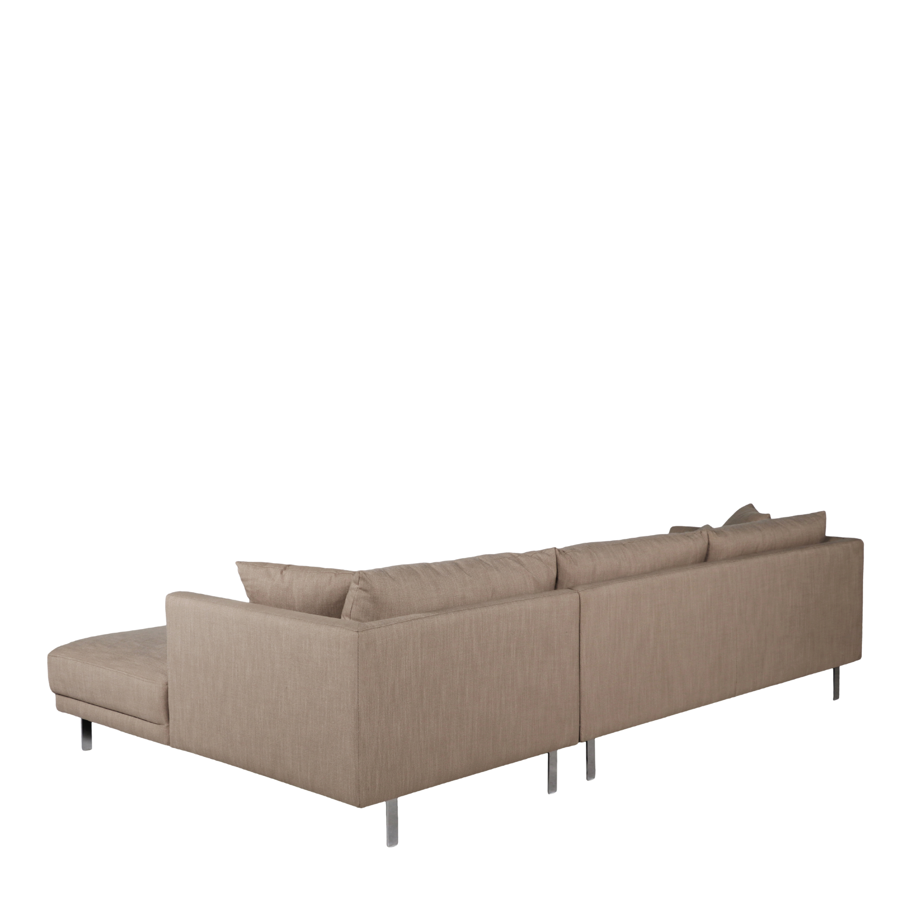 Capella II chaiselong sofa på ben (højrevendt)