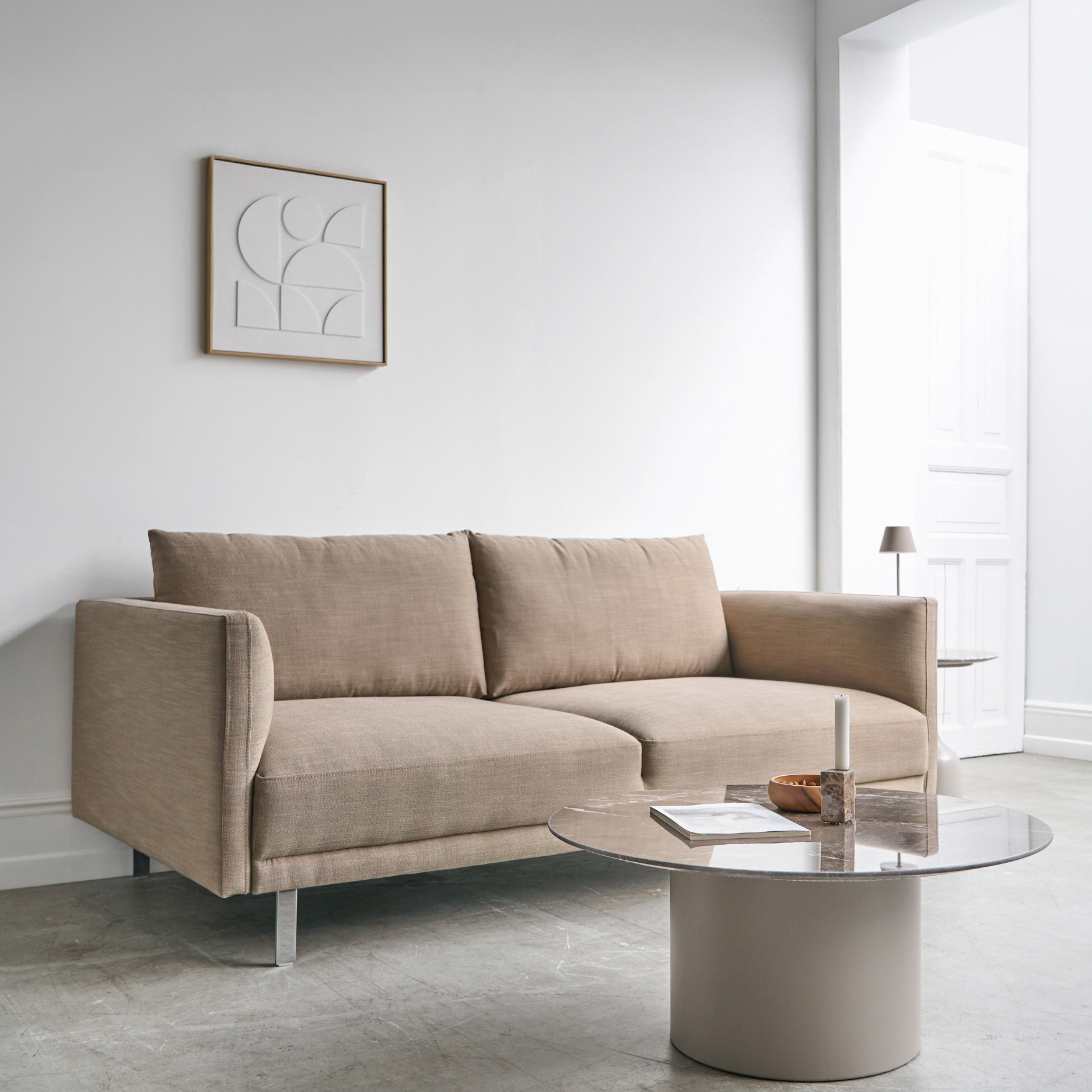 Capella II 3 pers. sofa på ben