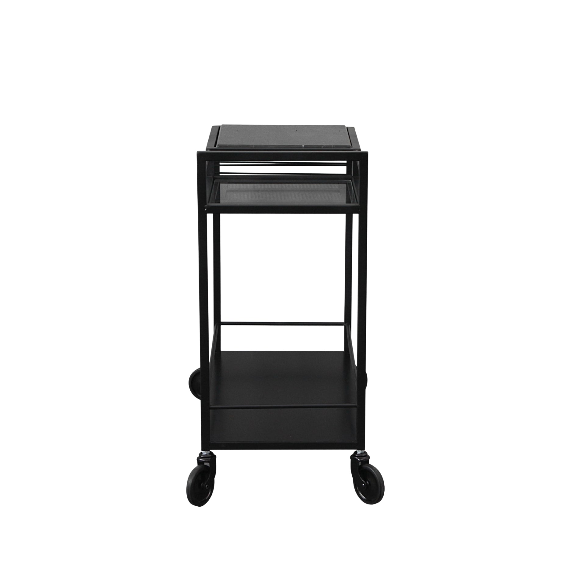 Mason II rullevogn MINI sort metal
