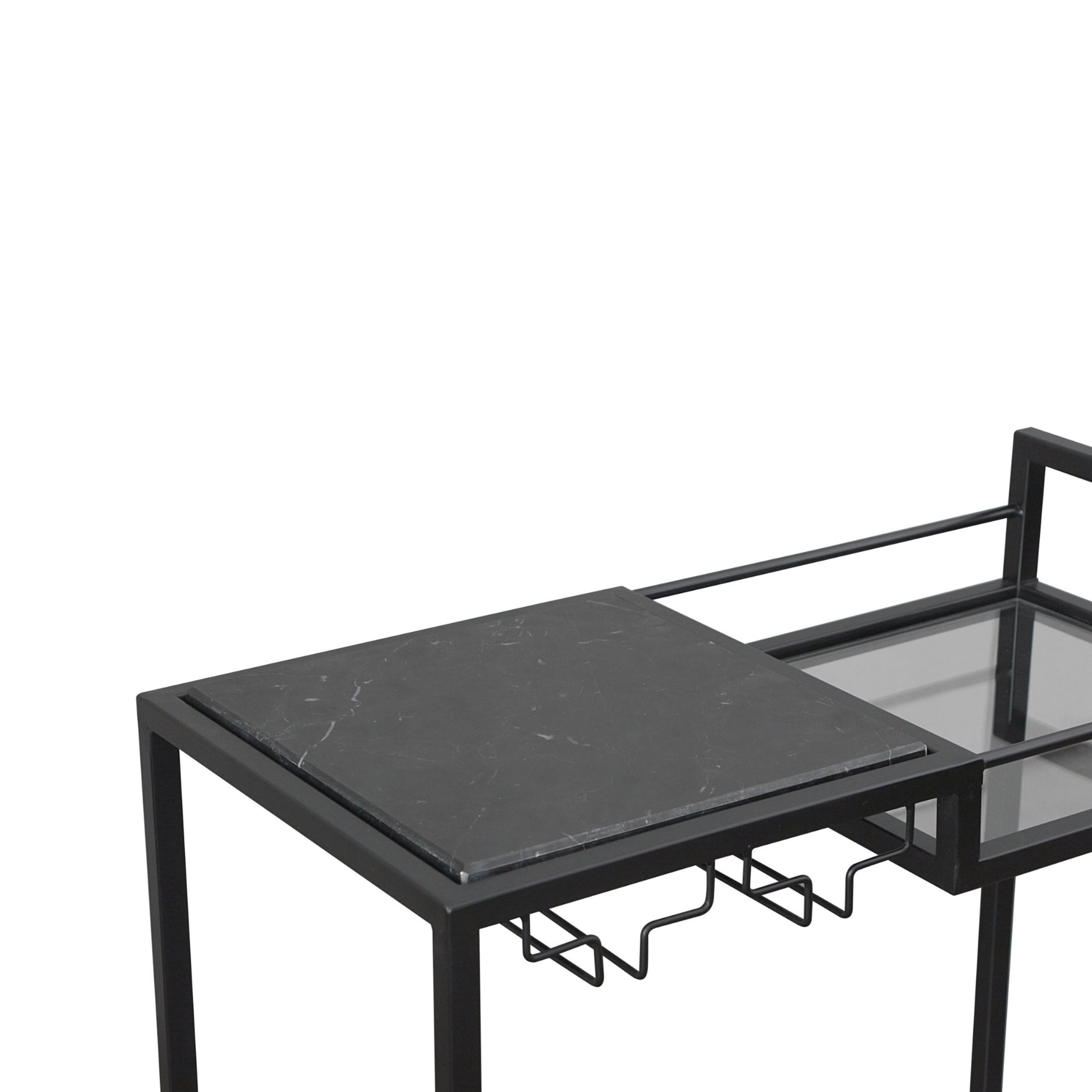 Mason II rullevogn MINI sort metal