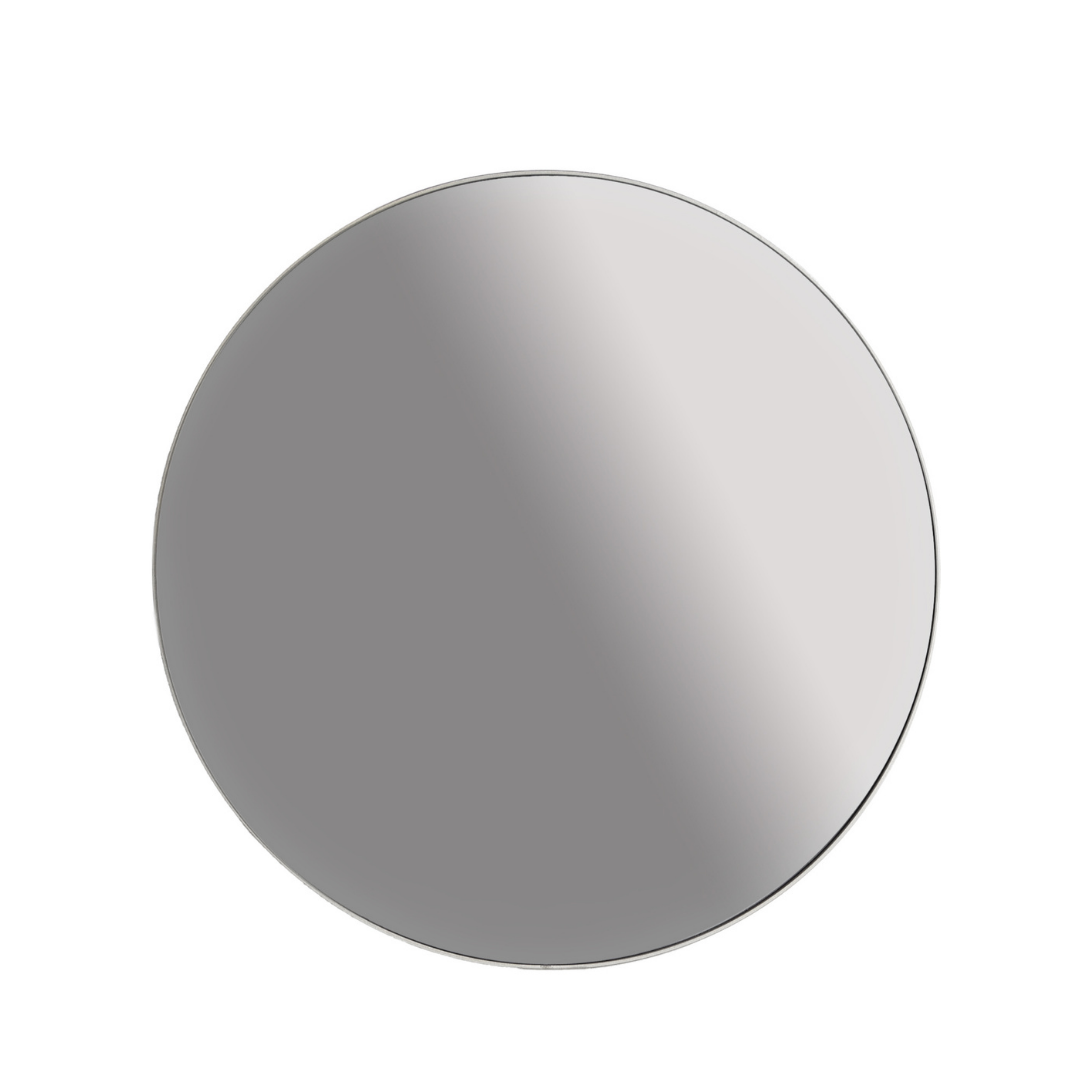 Moon II spejl alu Ø80