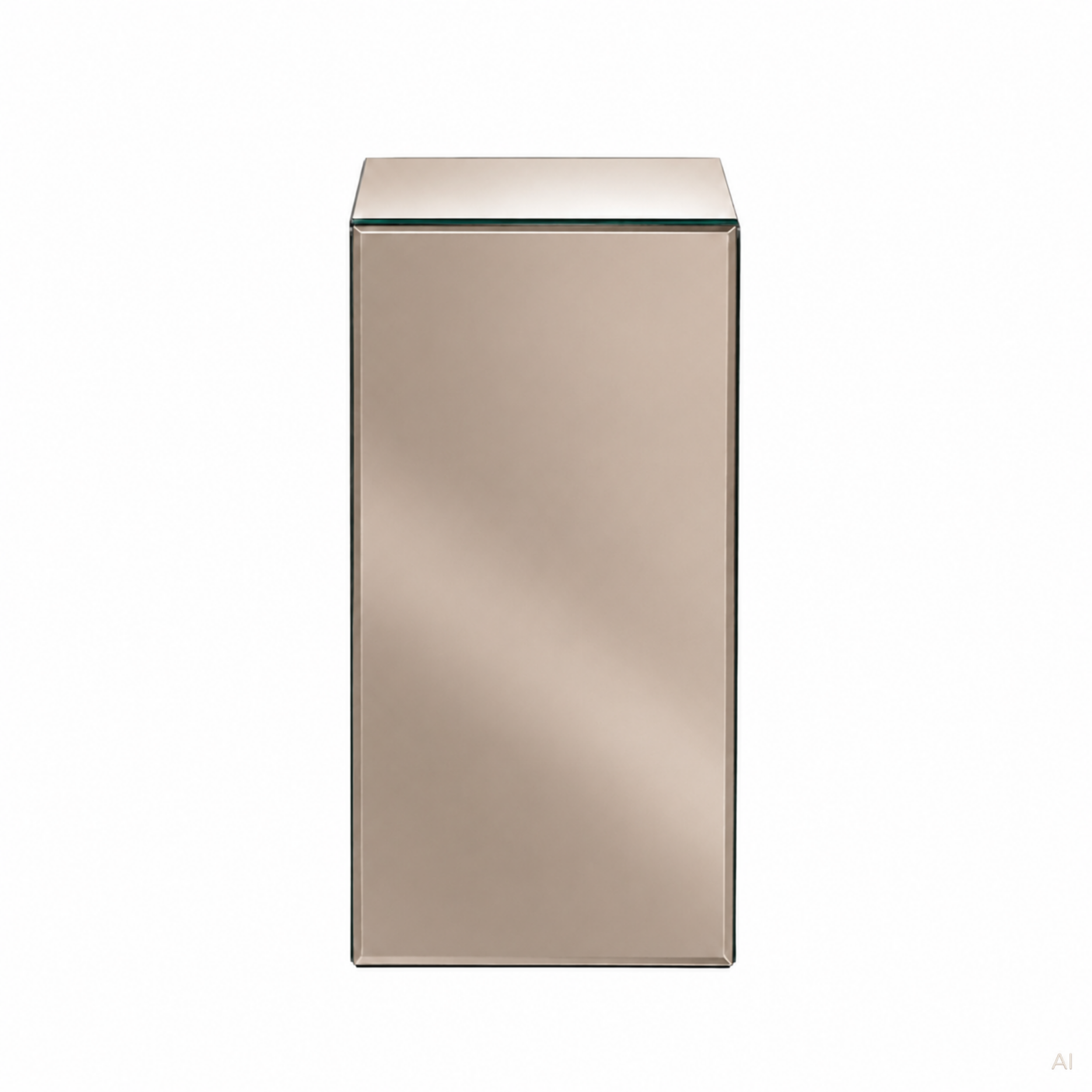 Spejlpodium H65 lys brun