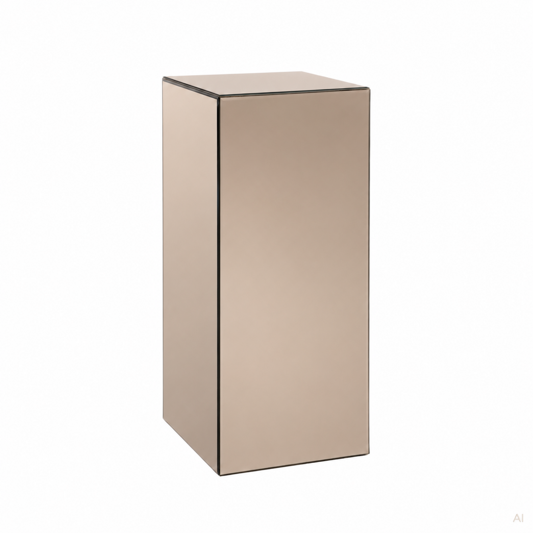 Spejlpodium H65 lys brun