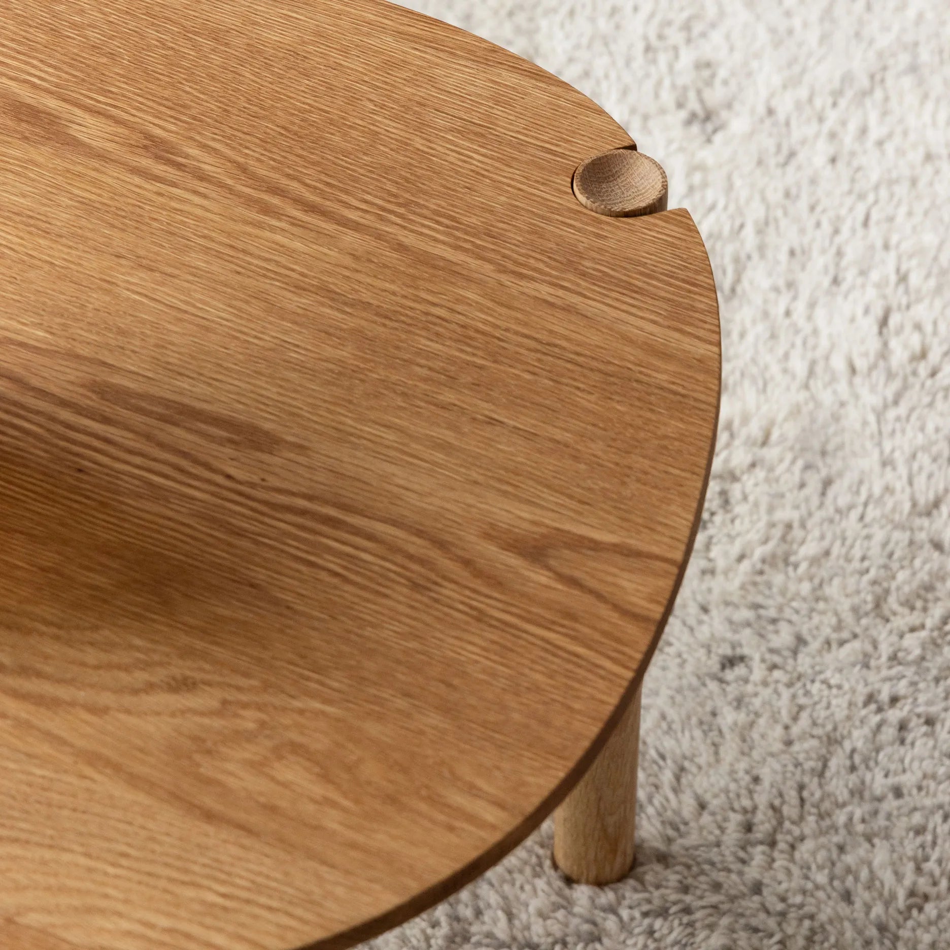 Colo Cross Couchtisch FSC-zertifiziertes Eichenholz H40 cm