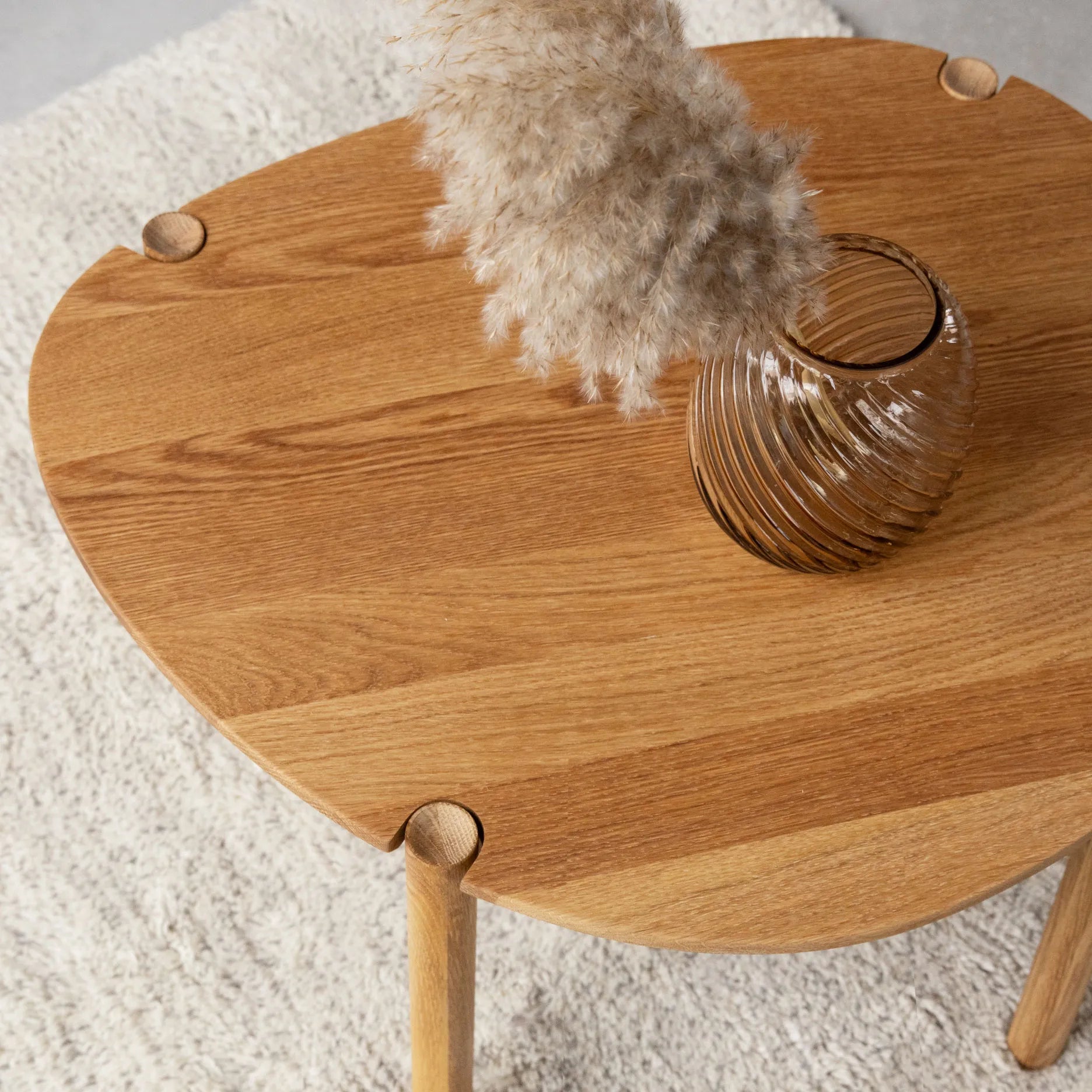 Colo Cross Couchtisch FSC-zertifiziertes Eichenholz H40 cm